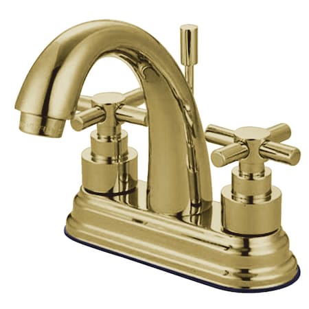 Kingston Brass KS8612EX 4" Centerset Bathroom Faucet, Polished Brass KS8612EX
